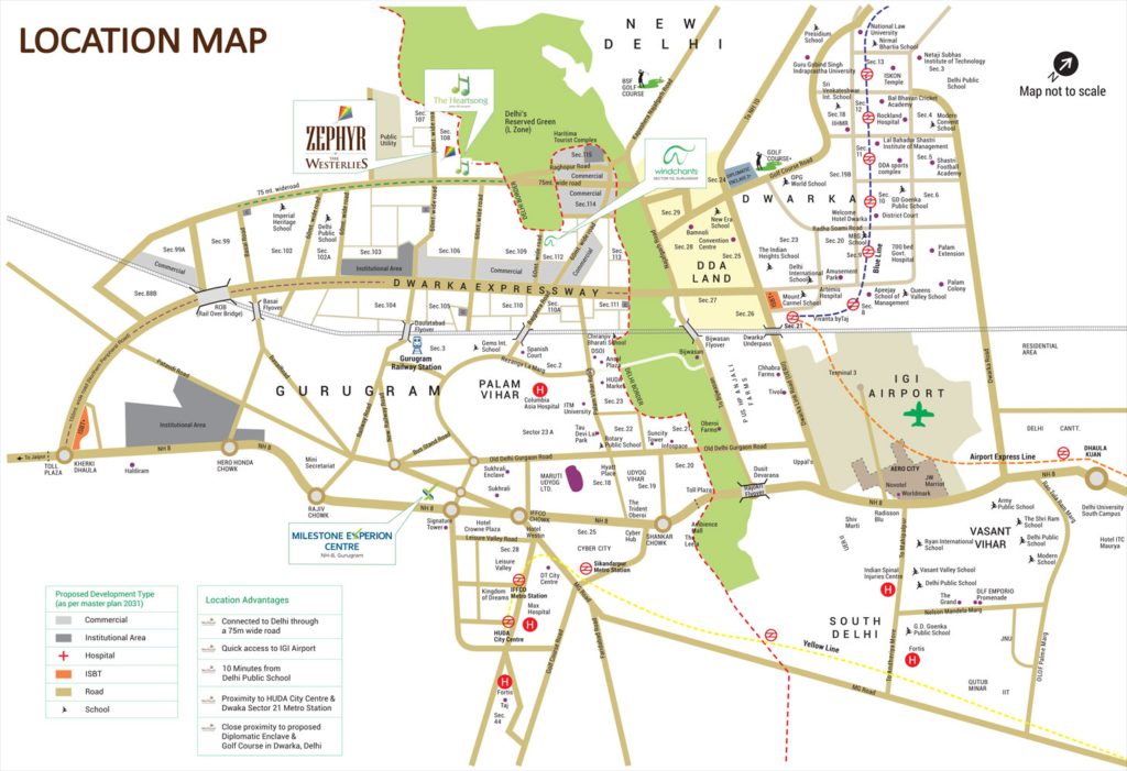 Zephyr at the westerlies location map