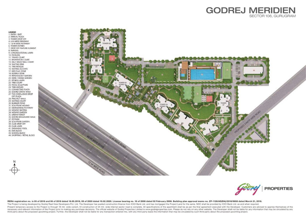 godrej meridien sector 106 MASTER PLAN