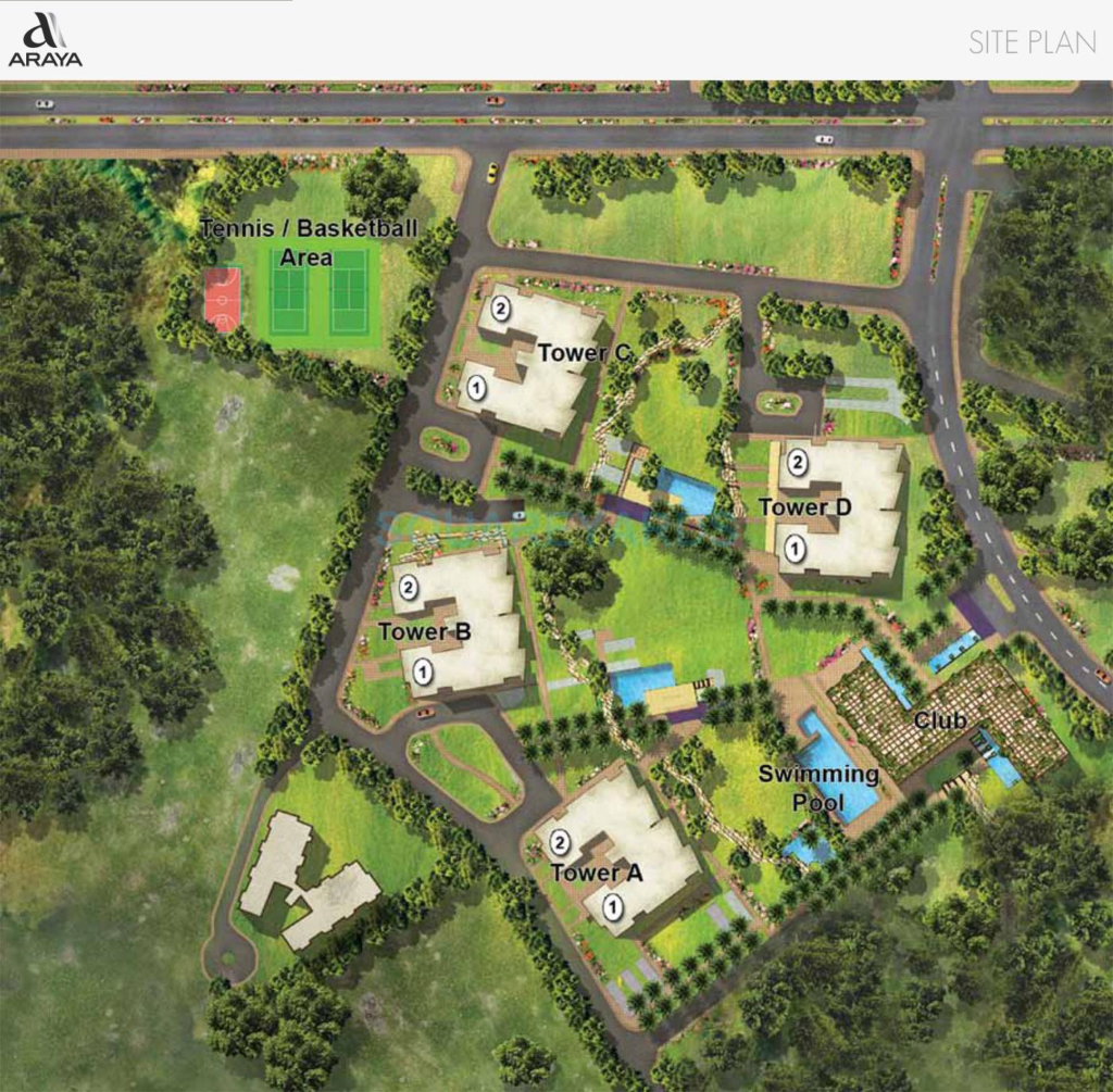 Araya Apartments Gurgaon master plan