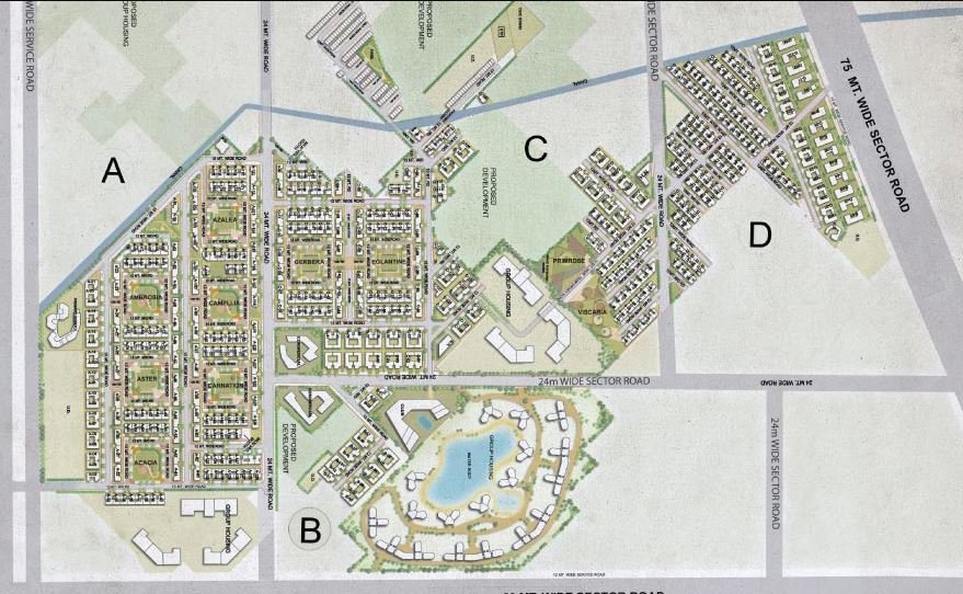 bptp villas dwarka expressway master plan