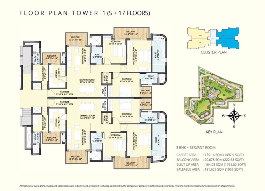 Chintels Serenity Dwarka Expressway Floor Plan