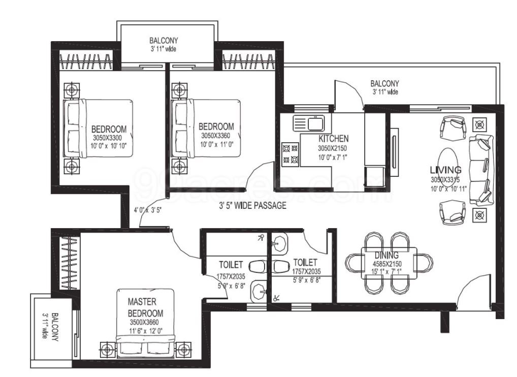 dlf capital greens moti nagar floor plan