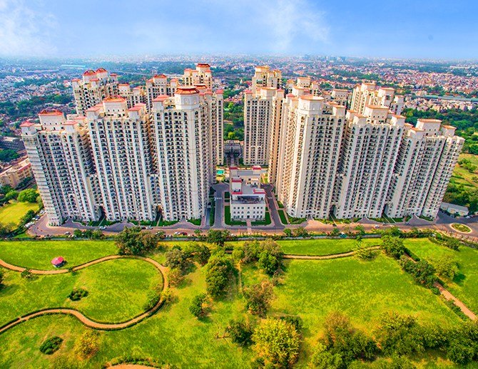 DLF Mid Town Front View