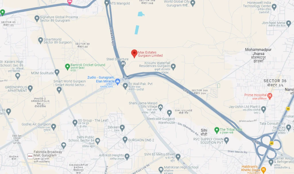 Max Antara Sector 36A Gurgaon